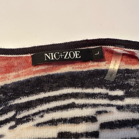 Nic + Zoe Two Way Cardigan Wrap Top - Large - Picture 7 of 10